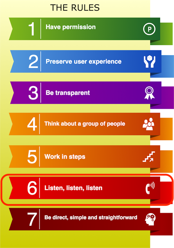 Everyone wants to be listened to